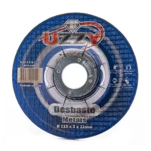 Cód. 502 - DISCO DE DESBASTE ABRASIVO 115 X 6 X 22MM UZZY UN