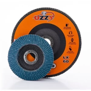 Cód. 513 - DISCO FLAP AZUL 115X22#120 MM UZZY<br>
Cód. 514 - DISCO FLAP AZUL 115X22#40 MM UZZY<br>
Cód. 515 - DISCO FLAP AZUL 115X22#80 MM UZZY