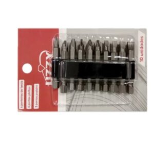 Cód. 1053 - PONTAS PARA PARAFUSADEIRA KIT 10 PECAS UZZY