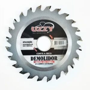 Cód. 490 - DISCO DE CORTE DEMOLIDOR P/ MAD 110MMX24 D 1.2 UN UZZY
