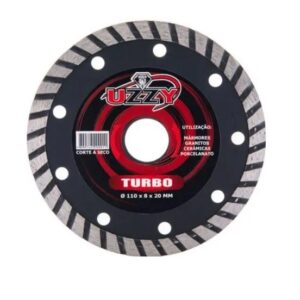 Cód. 497 - DISCO DE CORTE PORCELANATO TURBO 110X20X8MM UZZY UN
