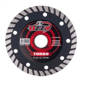Cód. 500 - DISCO DE CORTE TURBO 180X2.3X8.0X25/22MM UZZY UN