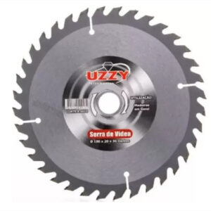 Cód. 495 - DISCO DE CORTE PARA MADEIRA 24 DENTES 180X20MM UN UZZY<br>
Cód. 496 - DISCO DE CORTE PARA MADEIRA 72 DENTES 110X20MM UN UZZY