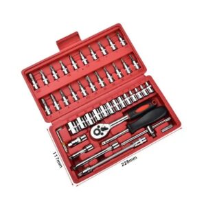 Cód. 818 - JOGO DE CHAVE SOQUETE 40 PECAS UZZY