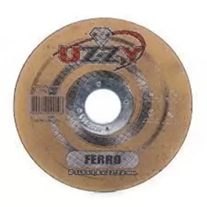Cód. 494 - DISCO DE CORTE PARA FERRO 115X1,8X22/20 MM UZZY UN