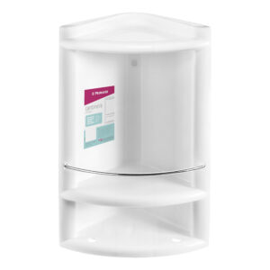 Cod. 359 - CANTONEIRA BANHEIRO PLAST C/ACAB METAL