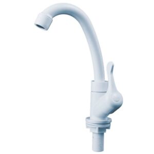 Cod. 1377 - TORNEIRA PAREDE ABS BRANCA (O) GIRATORIA ALAVANCA CIVITT