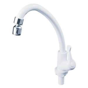 Cod. 1369 - TORNEIRA MESA ABS BRANCA (P) GIRATORIA ALAVANCA CIVITT