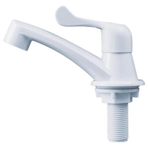 Cod. 1354 - TORNEIRA LAVATORIO ABS BRANCA (R) ALAVANCA CIVITT