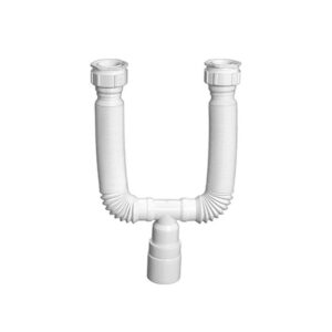 Cod. 1181 - SIFÃO SANF UNIV DUPLO BRANCO KRONA