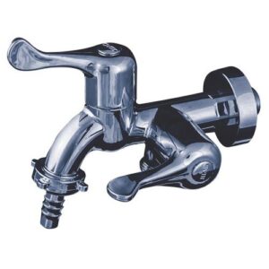 Cod. 1365 - TORNEIRA MAQUINA DE LAVAR ABS CROMADA (Y) CIVITT   ALAVANCA