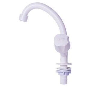 Cod. 1360 - TORNEIRA LAVATORIO PP BRANCA GIRATORIA ECO CIVITT