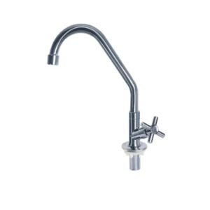 Cod. 1374 - TORNEIRA MESA EM METAL CROMADA GIRATORIA CRUZETA CIVITT