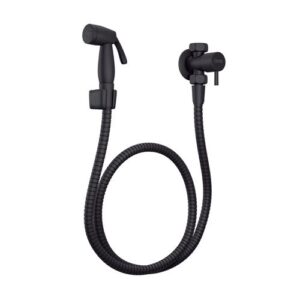 Cod. 557 - DUCHA HIGIENICA EM METAL PRETO FOSCO NAPOLES CIVITT