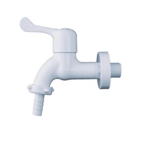 Cod. 1401 - TORNEIRA TANQUE ABS BRANCA (T) ALAVANCA CIVITT UM