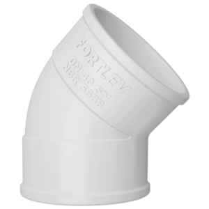 Cod. 781 - JOELHO 45 ESG SN DN 100 FORTLEV UM <br>
Cod. 782 - JOELHO 45 ESG SN DN 150 FORTLEV UN<br>
Cod. 783 - JOELHO 45 ESG SN DN 200 FORTLEV UN<br>
Cod. 784 - JOELHO 45 ESG SN DN 40 FORTLEV UN<br>
Cod. 785 - JOELHO 45 ESG SN DN 50 FORTLEV UN<br>
Cod. 786 - JOELHO 45 ESG SN DN 75 FORTLEV UN