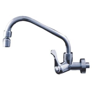 Cod. 1381 - TORNEIRA PAREDE BAIXA ABS CROMADA (S) GIRATORIA ALAVANCA CIVITT