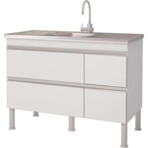 Cod. 123 - BALCAO COZINHA PRISMA PX PERFIL 1,14 MT - BCO UN