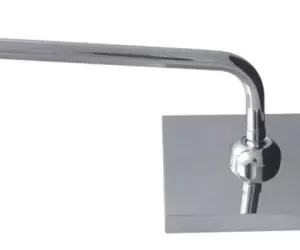 Cod. 406 - CHUVEIRO ARTICULADO QUADR METAL CROMADO LUXO 8" UN CIVITT UN