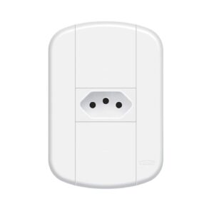 Cod. 1333 - TOMADA PADRAO 2P +T 10A C/P BLANC<br>
Cod. 1334 - TOMADA PADRAO 2P  +T 20A C/P BLANC