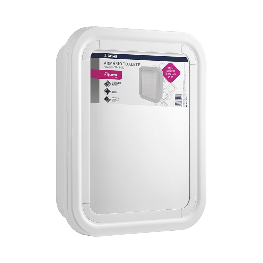 Cod. 111 - ARMARIO BANHEIRO 10CM 30X37 BCO ATLAS