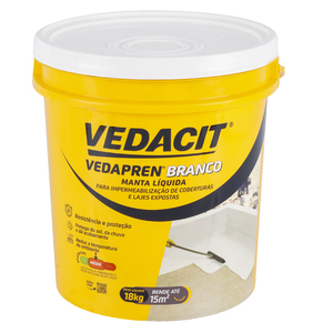 Cód. 1474 - VEDACIT VEDAPREN BRANCO BD 18 KG UN