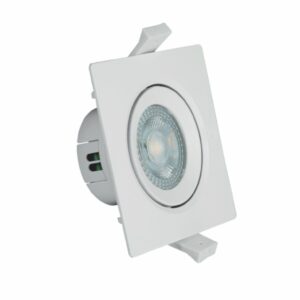 Cod. 1195 – SPOT LED QUADRADO 4W 3000K PBT BRANCO G-LIGHT