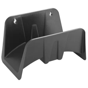 Cod. 1208 - SUPORTE PLÁSTICO PRETO PARA MANGUEIRA JARDIM UN