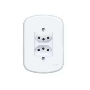 Cod. 5 - 2 TOMADAS PADRAO 2P+T DIST 10A C/P BLANC UM <br>
Cod. 6 - 2 TOMADAS PADRAO 2P+T DIST 20A C/P BLANC UN