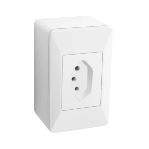 Cod. 1331 - TOMADA 2P + T 10A C/CX EXT MOD/EVID<br>
Cod. 1332 - TOMADA 2P + T 20A C/CX EXT MOD/EVID