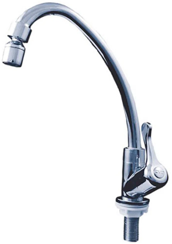 Cod. 1371 - TORNEIRA MESA ABS CROMADA (R) GIRATORIA ALAVANCA CIVITT