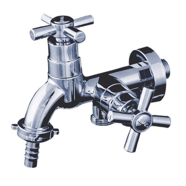 Cod. 1364 - TORNEIRA MAQUINA DE LAVAR ABS CROMADA (P) CRUZETA CIVITT