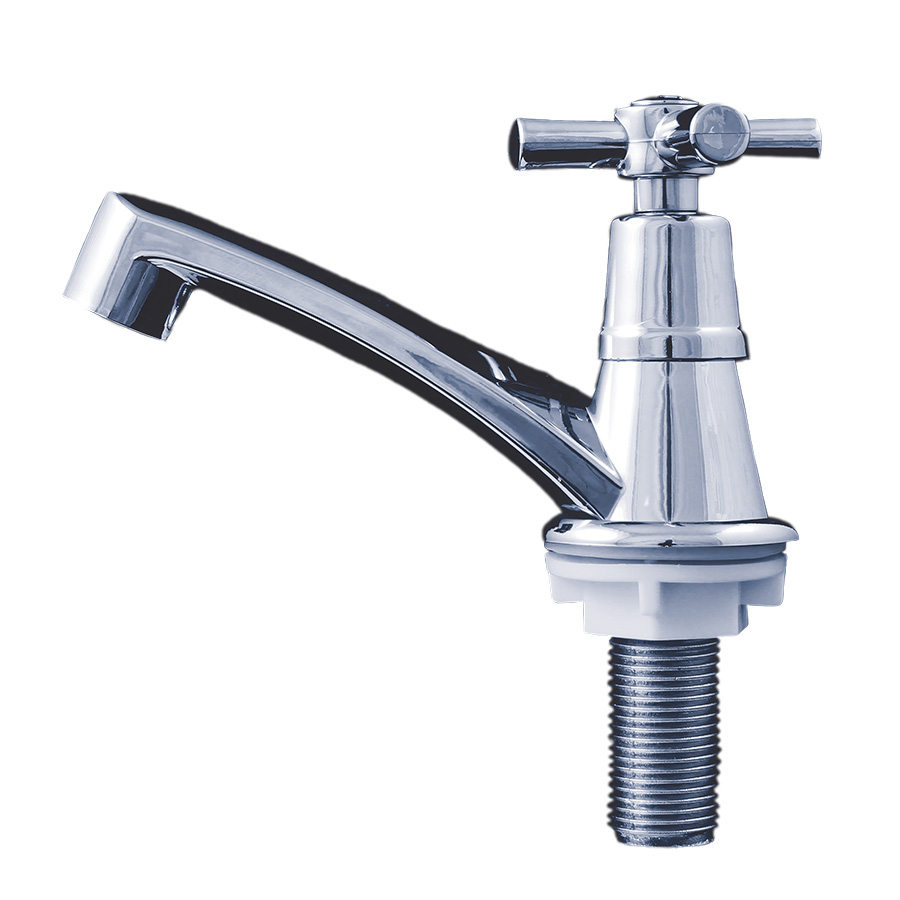 Cod. 1356 - TORNEIRA LAVATORIO ABS CROMADA (M) CRUZETA CIVITT