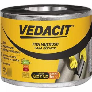 Cód. 1463 – VEDACIT FITA MULTIUSO RL 10 CM X 10 M UN Cód. 1464 – VEDACIT FITA MULTIUSO RL 20 CM X 10 M UN Cód. 1465 – VEDACIT FITA MULTIUSO RL 30 CM X 10 M UN Cód. 1466 – VEDACIT FITA MULTIUSO RL 45 CM X 10 M UN